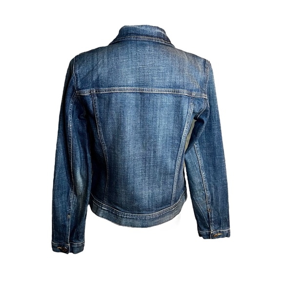 J. Crew Denim Blue Jean Jacket with Side Pockets Size S NWT - Picture 5 of 8